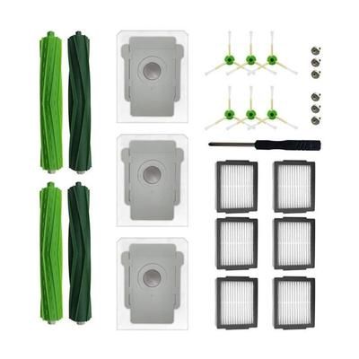 Pour IRobot Roomba I7+ J7 plus J7+ I3 plus I3+ I4 I4+ I6 I6+ I8 I8+ E5 E6 E7 Brosses en Caoutchouc