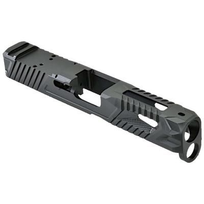Norsso N19BN Piranha TP Slide for Glock 19 Gen 5 RMR Cut Black N19BN-PIR-TP-5-RMR-BLK