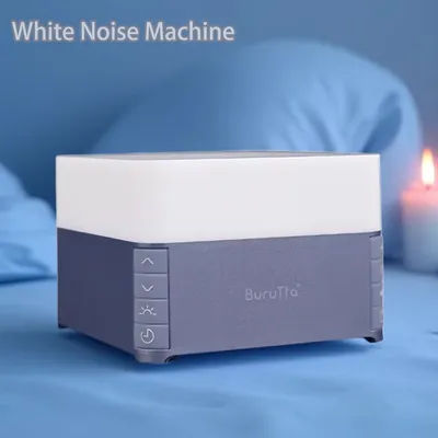White Noise Sound Machine, Sleep Aid Device with 39 Soothing Sounds & Breathing Light Portable Baby Sleep Soother with Timer