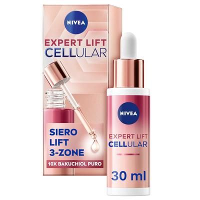 Nivea Cellular Expert Lift Siero 3-Zone 30 ml, viso antirughe per un e