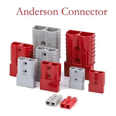 2/4/6PCS Anderson 50A 120A 175A 350A 600V Plug Cable Terminal Battery Power Connector Kit Quick Plug Battery Charging Connector
