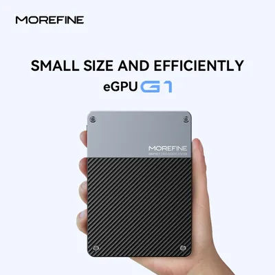 MOREFINE 2025 NEW Mini Pc GPU G1 AI RTX 4080M Super Graphics Card 12GB GDDR6 Thunderbolt3 TypeC External GPU computer
