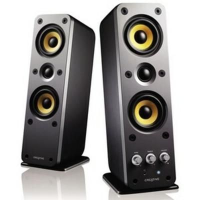 Creative Arts Creative Gigaworks T40 2.0 Speaker System - 32 W Rms - Glossy Black - 50 Hz To 20 Khz