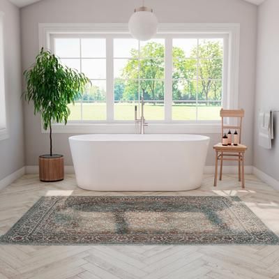 Randolph Morris Terra 67 Inch Acrylic Double Ended Freestanding Tub with End Drain - No Faucet Drillings RMBP170-BN