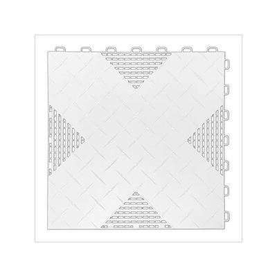 TurboTile Hybrid-X 17x17-Inch White Garage Floor Tiles (10-Pack)