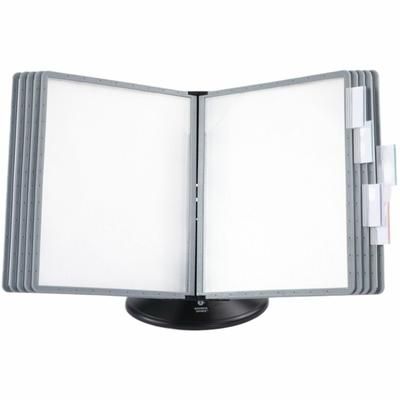 Business Source Deluxe Catalog Display Rack, Support Letter 8.50" x 11" Media, Black (BSN62908)