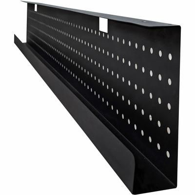 Lorell Invent Training Table Components, 66" Width x 3" Depth x 10" Height x 39.37 mil Thickness, Steel, Black (LLR60815)