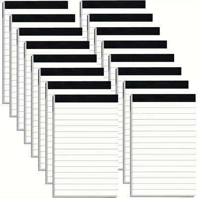 TEMU 16pcs Note Pads 3 X 5 Inch Small Notepads For Legal Pads, White Small Notepads Writing Pad Mini Notepad With Lined Paper In Each Note Pad