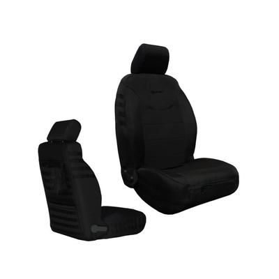 Bartact Jeep Seat Covers Front 13-18 Wrangler JK/JKU Tactical Series SRS Air Bag And Non Compliant Black/Black JKTC2013FPBB