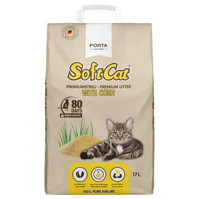 2x17l Porta SoftCat Corn cat litter