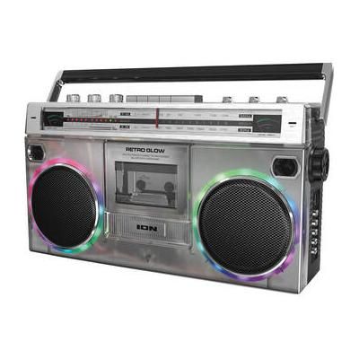 ION Audio Retro Glow Wireless Translucent Boombox with 10-Hour Battery ISP112C