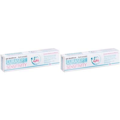 Curasept® Sensitivity Gel dentifricio denti sensibili Set da 2 2x75 ml