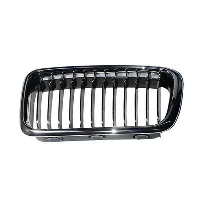 Genuine BMW Grille Assembly Steel Chrome Insert, Driver Side, 24-month or 24,000-mile limited warranty 51-13-8-231-595