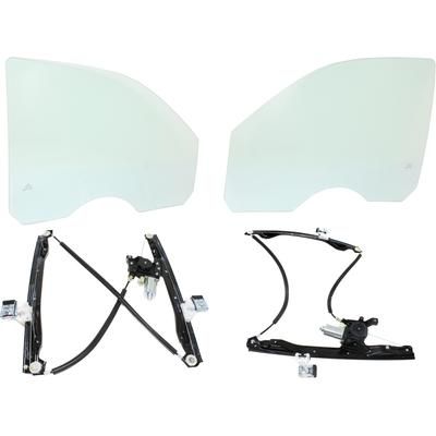 Replacement Door Glass, Front, Driver & Passenger Side, 1-year unlimited-mileage warranty KIT-062917-93
