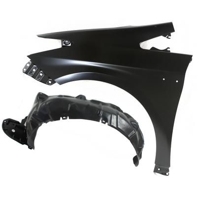 Replacement Fender Steel Primed, Front, Driver Side, 1-year unlimited-mileage warranty KIT-080317-49