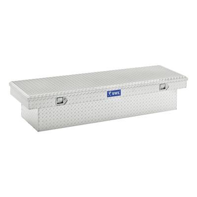 UWS Truck Tool Box Aluminum Diamond brite Standard Series, Lifetime limited warranty with 1-year on components & finish EC10161