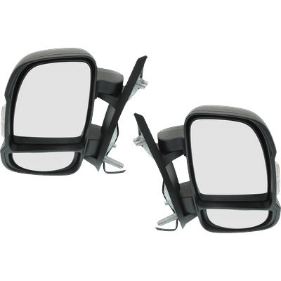 Kool Vue Mirror Textured Black, Driver & Passenger Side, 1-year limited warranty SET-DG118R-S