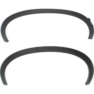 Replacement Fender Trim Plastic Primed, Front, Driver & Passenger Side, 1-year unlimited-mileage warranty SET-RM22130007