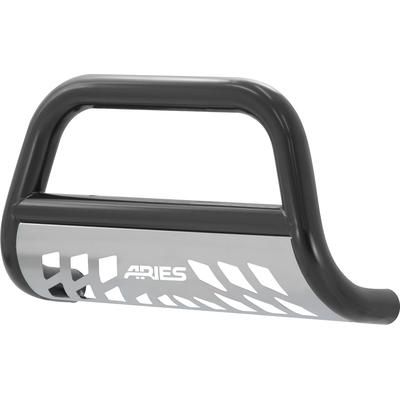 Aries Bull Bar Steel Powdercoated Black 3 in. Series, Front, Lifetime limited warranty with 3-year on finish B35-5008