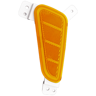Replacement Bumper Reflector, Front, Passenger Side, 1-year unlimited-mileage warranty RH11090001Q