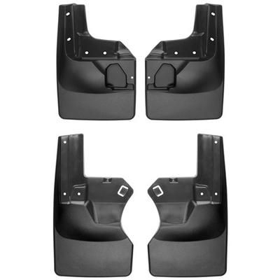 Weathertech Mud Flaps Plastic Black DigitalFit Series, Front & Rear, Driver Passenger Side, Lifetime limited warranty 110100-120112