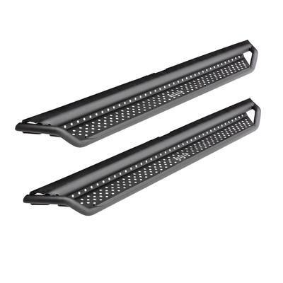 Go Rhino Nerf Bars Steel Textured Black Dominator Xtreme D1 Series, Lifetime limited warranty with 5-year on finish D14235T