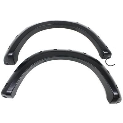 Bushwacker Fender Flares Plastic Black Cut-Out Series, Rear, Driver & Passenger Side, Lifetime limited warranty 20074-02