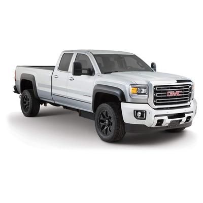 Bushwacker Fender Flares Plastic Black Extend-A-Fender Series, Front & Rear, Driver Passenger Side, 40988-02