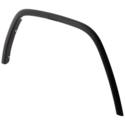 Replacement Fender Flares Plastic Textured Black, Front, Driver Side, 1-year unlimited-mileage warranty RJ22130014