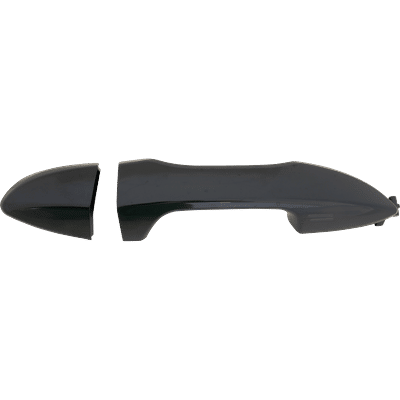 Replacement Exterior Door Handle Plastic Smooth Black, Front, Driver Side, 1-year unlimited-mileage warranty RT46250054K