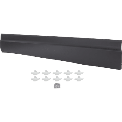 Replacement Door Molding & Beltlines Black, Front, Driver Side, 1-year unlimited-mileage warranty RH46170004