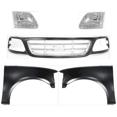Replacement Grille Assembly Plastic Paintable Grille, 1-year unlimited-mileage warranty KIT-022423-921