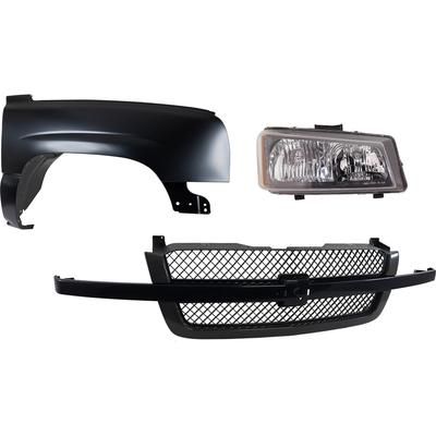Replacement Fender Steel Primed, Front, Passenger Side, 1-year unlimited-mileage warranty KIT-022123-12101