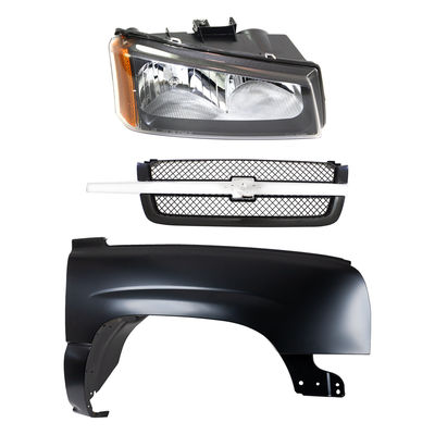 Replacement Fender Steel Primed, Front, Passenger Side, 1-year unlimited-mileage warranty KIT-022123-13601