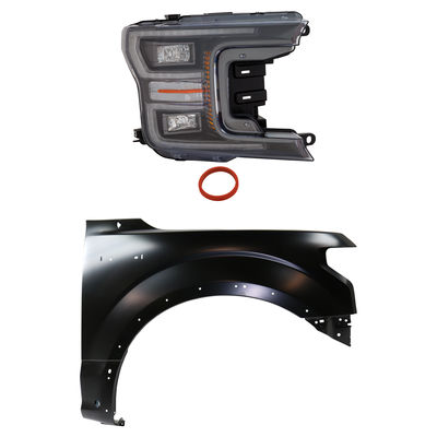 Replacement Fender Aluminum Primed, Front, Passenger Side, 1-year unlimited-mileage warranty KIT-022423-54304
