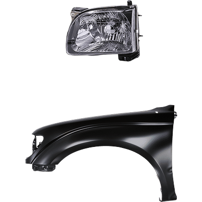 Replacement Fender Steel Primed, Front, Driver Side, 1-year unlimited-mileage warranty KIT-031323-17305