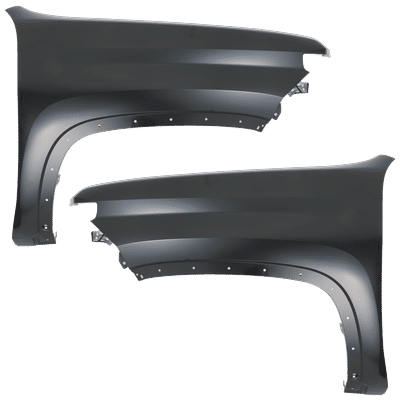 Replacement Fender Steel Primed, Front, Driver & Passenger Side, 1-year unlimited-mileage warranty SET-RC22010037