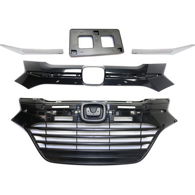 Replacement Grille Assembly Plastic Textured Black Grille, 1-year unlimited-mileage warranty KIT-011124-01