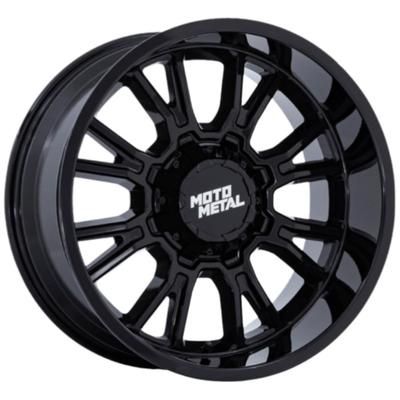 Moto Metal Wheel Aluminum Gloss Black, Lifetime Structural Limited Warranty With 1 Year On Finish MO810BX17903501