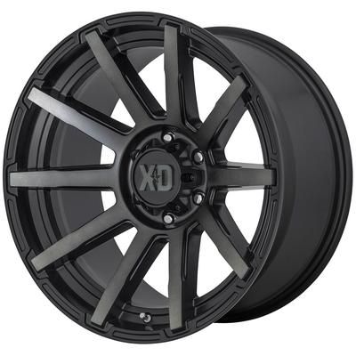 XD Wheel Aluminum Satin Black, Lifetime Limited Warranty on Structure; 1 Year Finish XD84722068418N
