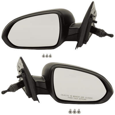 JC Whitney Mirror Textured Black, Driver & Passenger Side, 1-year limited warranty SET-JKA38R