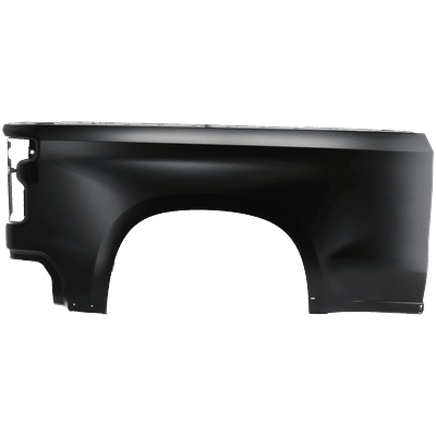 Replacement Quarter Panel Steel Black, Rear, Passenger Side, Outer, 1-year unlimited-mileage warranty RC55010005