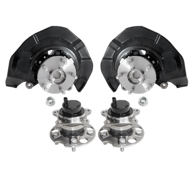 Replacement Knuckle Loaded, Front, Driver & Passenger Side, 1-year unlimited-mileage warranty KIT-081324-C610