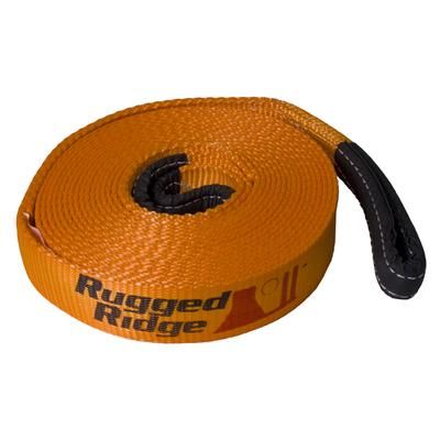 Rugged Ridge Tow Strap Nylon Orange, nan, 5-year limited warranty 15104.02