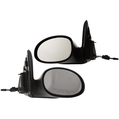 Kool Vue Mirror Textured Black, Driver & Passenger Side, 1-year limited warranty SET-CH29R