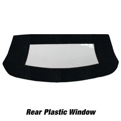 Kee Auto Top Convertible Rear Window Cloth Black, CF4191CO15TFDO