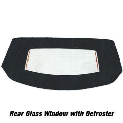 Kee Auto Top Convertible Rear Window Vinyl Black, HG0155DF33SP