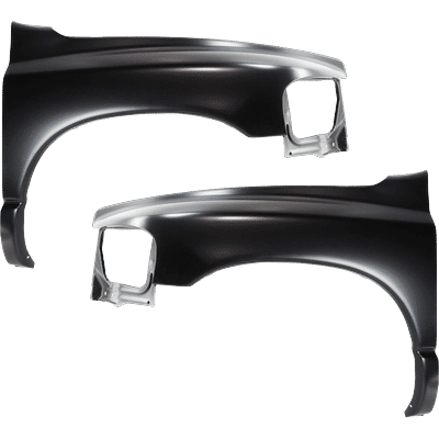 Replacement Fender Steel Primed, Front, Driver & Passenger Side, 1-year unlimited-mileage warranty SET-D220115