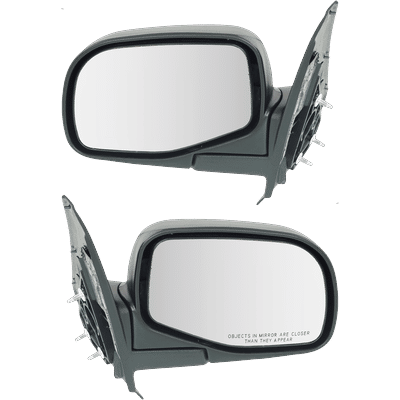Kool Vue Mirror Textured Black, Driver & Passenger Side, 1-year limited warranty SET-FD33R