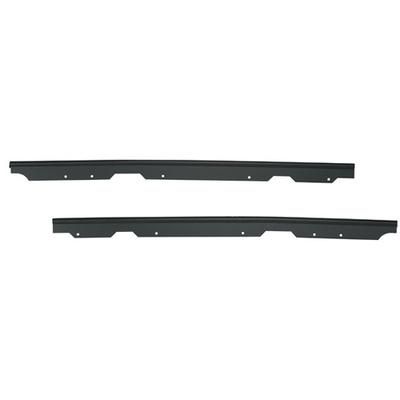 Rugged Ridge Windshield Channel Header Black Powdercoated, 5-year limited warranty 13308.02